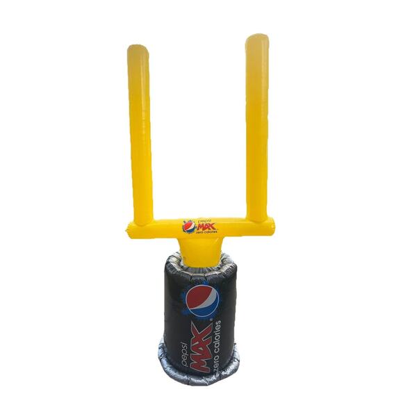 Pepsi Other - Pepsi Max Zero Inflatable Football Goal Post 80” Tall 42” Wide Can Soda NFL BIG!